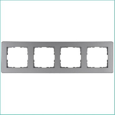 Рамка 4-м G-Flex алюм. Jasmart G1104S