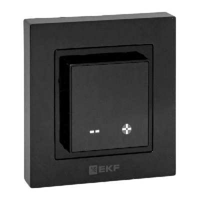 Термостат электронный 16А 230В для теплых полов черн. EKF ett-10b