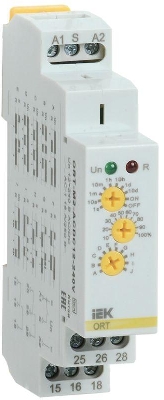 Реле времени многофункц. ORT 2 контакта 12-240В AC/DC IEK ORT-M2-ACDC12-240V