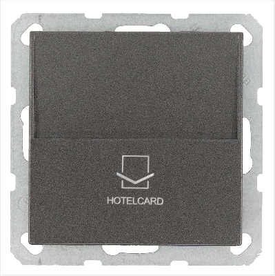 Выключатель карточный 10А IP20 отельный механизм мокко Jasmart G6209Z