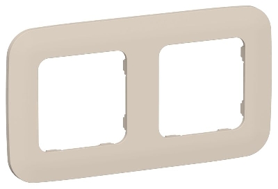 Рамка 2-м СП FLITE РУ-2-А-ФлЛ льняной IEK FI-M22-31-20-K88