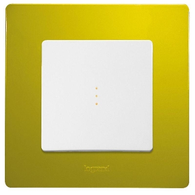 Рамка 1-м Etika зел. папоротник IEK 672541