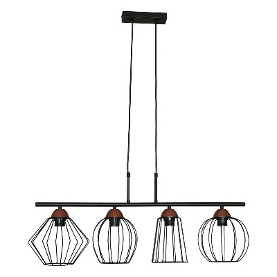 Светильник "Конти" 241 НСБ 01-4х60-109 Е27 (ИМ) подвесной медь черн. муар Элетех 1005405026