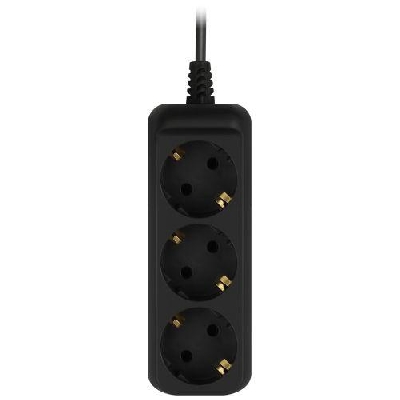 Удлинитель 3х5м с заземл. 10А ПВС 3х0.75 черн. UX-3e-5m-B Эра Б0057723