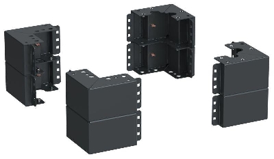 Уголок цоколя h=200мм черн. (уп.8шт) LINEA S ITK LS-BC05-B0-02