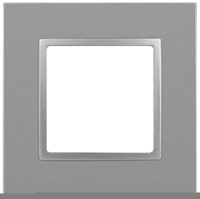 Рамка 1-м Elegance 14-5011-03 Classic алюм. Эра Б0060573