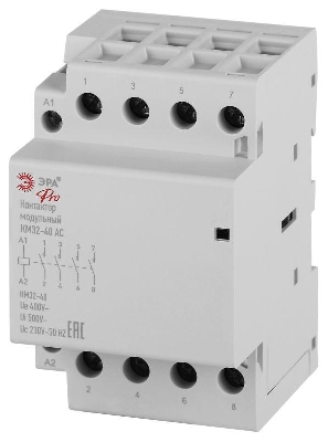 Контактор модульный КМ32-40 АС PRO NO-902-335 ЭРА Б0062327