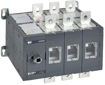 Выключатель-разъединитель ВРК 3п 800А реверс. без рукоятки KARAT IEK KA-VR20-3-0800