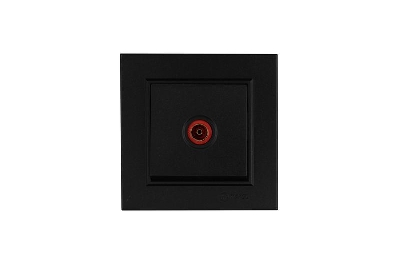 Розетка телевизионная Karea черна. Makel 56054007