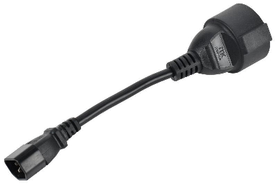 Адаптер PDU 3х1.5 10см с разъемами C14-Schuko ITK PC-C14D-10CM