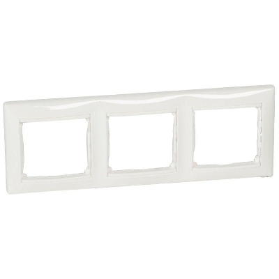 Рамка 3-м Valena горизонт. бел. IEK 774453