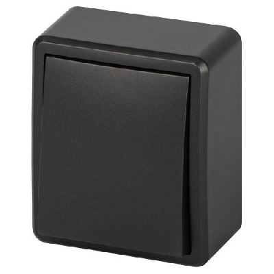 Выключатель 1-кл. ОП Эксперт 11-1201-05 IP20 10АХ-250В антрацит Эра Б0062989