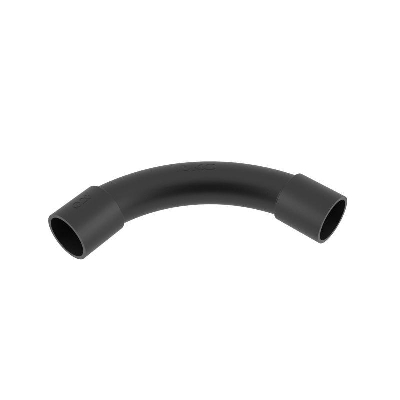 Поворот на 90град. труба-труба IP40 d20мм черн. DKC 50420B