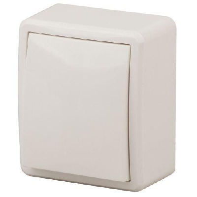 Выключатель 1-кл. ОП Эра Эксперт 10А IP20 11-1201-02 250В 10AX сл. кость Эра Б0020655