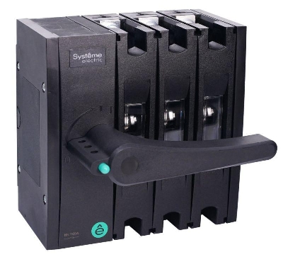 Выключатель-разъединитель SYSTEMEPACT SD160 3п 125А рукоятка фронт. слева (зак. отдельно) SE SSD01603LF0125