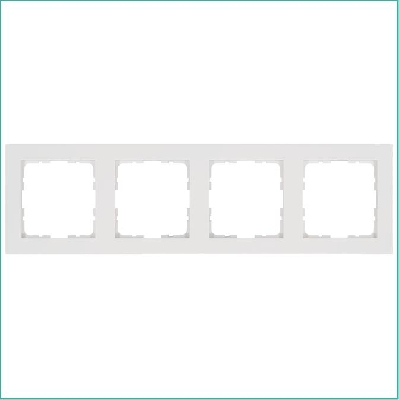Рамка 4-м G-Classic бел. глянцевый Jasmart G1004W