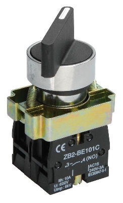 Переключатель LAY5-BJ33 на 3 полож. 2НО черн. I-O-II дл. ручка KARAT IEK BSW70-BJ-3-K02