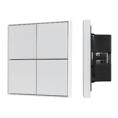 Панель кнопочная KNX-304-23-IN White (BUS Frame) (IP20 металл) INTELLIGENT ARLIGHT 038401