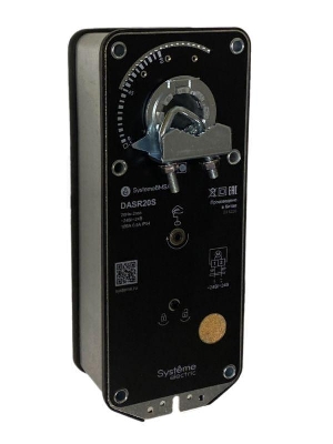 Привод воздушной заслонки 2-х позиционный 20Нм ~24В/=24В с пружин. возвратом SE DASR20S