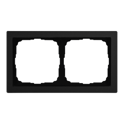 Рамка 2-м ArtGallery Pure матов. органич. стекло черн. SE GAL331002