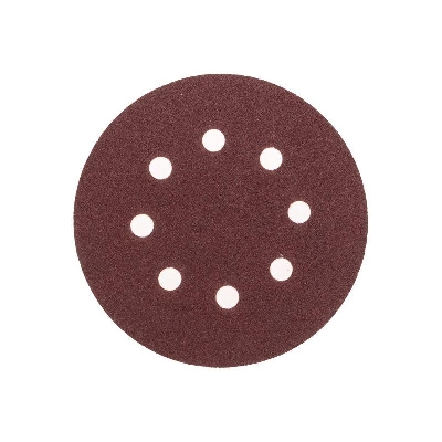 Диск абразивный на ворсовой основе на липучке перфорир. P100 125мм (уп.10шт) Kranz KR-91-1167