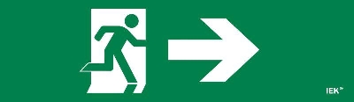 Этикетка самоклеящаяся 310х90мм "Фигура/стрелка вправо" IEK LPC10-1-31-09-FNAPR
