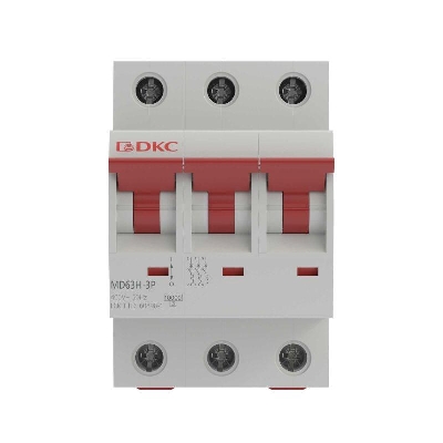 Выключатель автоматический модульный max типа MD63H 10кА 3п D 6А YON MD63H-3PD6