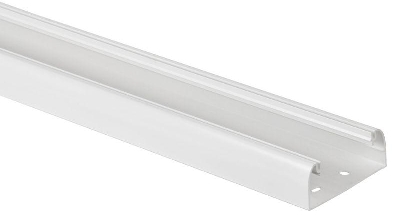 Кабель-канал 80х35 L2000 пластик без крышки бел. ИЭК Leg 010411