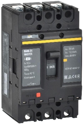Выключатель автоматический 3п 32А 25кА ВА88-31 MASTER IEK SVA00-3-0032-02