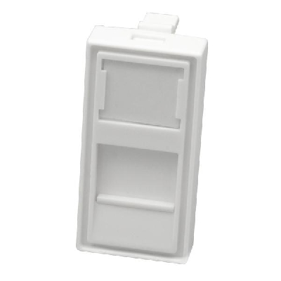 Панель лицевая 1 порта 45х22.5 Keystone шторка SUPRLAN 10-0319