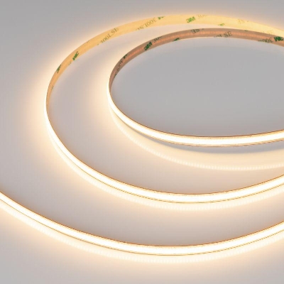 Лента светодиодная COB-X528-8mm 24V Warm 3000К 6Вт/м IP20 FreeCut свободная резка (уп.5м) Arlight 046887