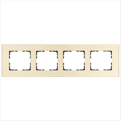 Рамка 4-м G-Glass стекло шампань Champagne Gold Jasmart G1004GG