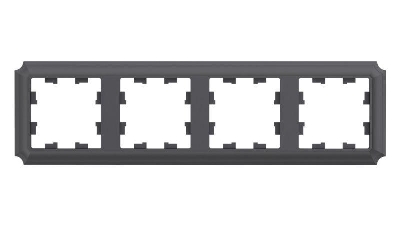 Рамка 4-м AtlasDesign Antique универс. базальт SE ATN101404