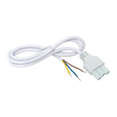 Кабель для подключения светодиодных линейных светильников ДБО-60/120/150 1м 3х0.75 бел. EKF ASC-W-1-LBL