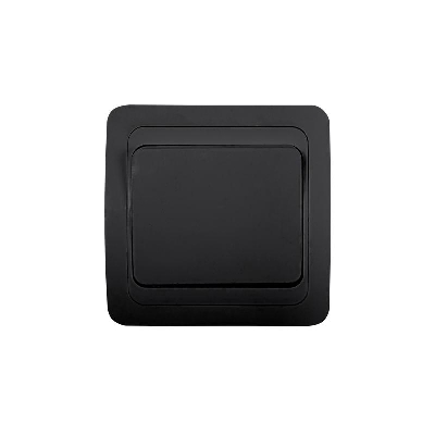 Выключатель 1-кл. CLASSICO 2021B черн. IN HOME 4690612061078