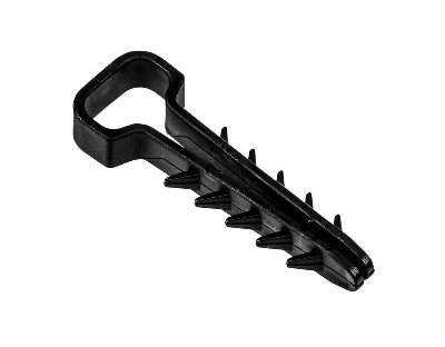 Дюбель-хомут PCD-F 05х08-45-100BL для плоского кабеля PA6.6 (уп.100шт) Jazzway 5054967