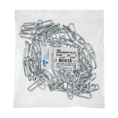 Цепь длиннозвенная 3мм DIN 763 (3м) Tech-Krep/Zitar 127858