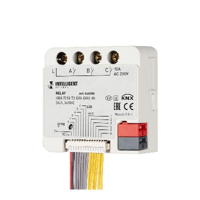 Модуль релейный KNX-7013-72-DRI-DRO-IN (BUS 3х10А) IP20 пластик INTELLIGENT ARLIGHT 048385