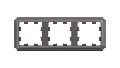 Рамка 3-м AtlasDesign Antique универс. мокко SE ATN100603