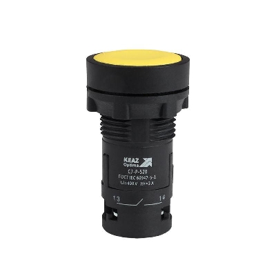 Кнопка OptiSignal Compact D22 С7-P-520 желт. 2НО XB7NA53 КЭАЗ 362052