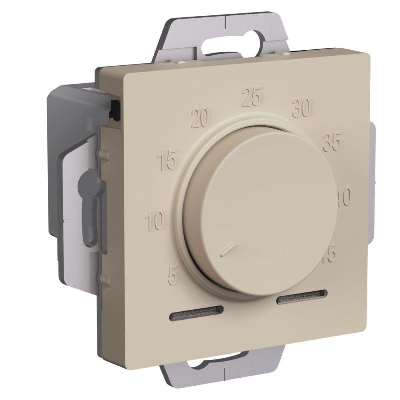 Термостат теплого пола электронный AtlasDesign 10А с датчиком механизм песочн. SE ATN001235