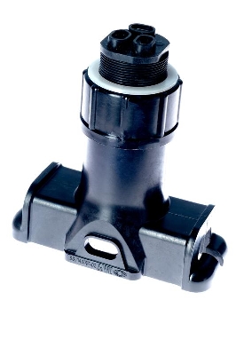 Коробка клеммная взрывозащ. с индикацией питания КВП на пластик. опоре для подключ. или концев. заделки нагреват. секции 1 отверст. под М25 клеммн. колодка 3мод. 10кв.мм Extherm sborka 1P/1L