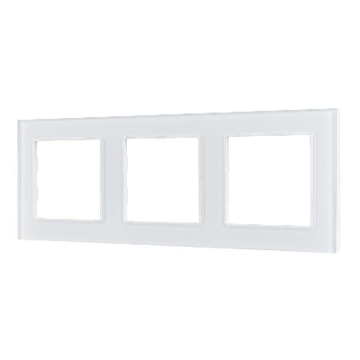 Рамка стеклянная FRM-GLARE-GS-3-WH Arlight 043799