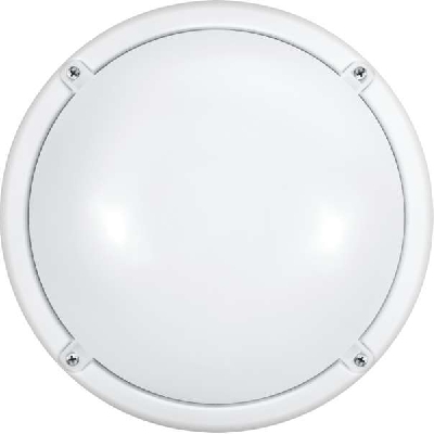 Светильник светодиодный 71 623 OBL-R1-12-4K-WH-IP65-LED-SNRV 12Вт 4000К IP65 900лм ЖКХ с оптико-акустич. датчиком круг бел. (аналог НПП) ОНЛАЙТ 71623