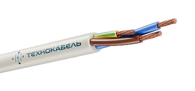 Провод ПВС 3х1.5 (2х1.5+1х1.5) 380В Б (бухта) (м) Технокабель 00-00148771