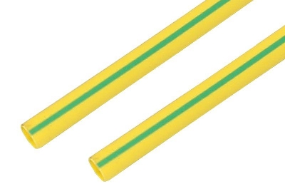 Трубка термоусадочная ТУТ нг 25.0/12.5 желт./зел. 1м Rexant 22-5007