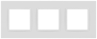 Рамка 3-м Elegance 14-5013-01М Classic для розеток и выключателей матов. бел. Эра Б0065826