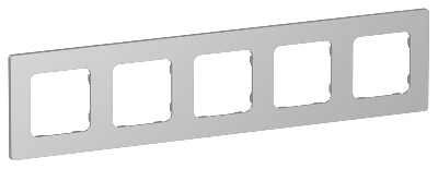 Рамка 5-м СП FLITE РУ-5-К-ФлА алюм. IEK FI-M52-32-20-K47