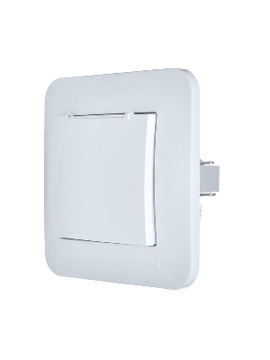 Розетка 1-м СП ASTI 16А IP20 с заземл. с крышкой термопласт в сборе бел. LEZARD 7081-0202-123В