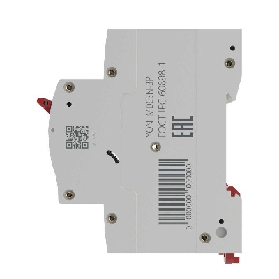 Выключатель автоматический модульный 3п B 63А 6кА MD63N YON MD63N-3PB63